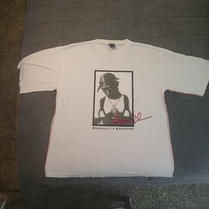 White Graphic T-Shirt TUPAC Vintage